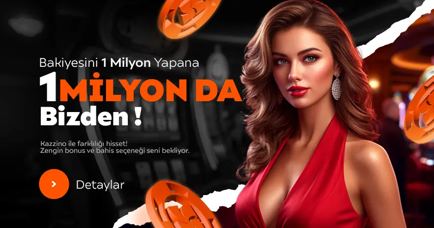 Kazzino giris arayuzu koyu zemin turuncu vurgu